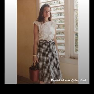 Sezane | Amandine Button Down Skirt